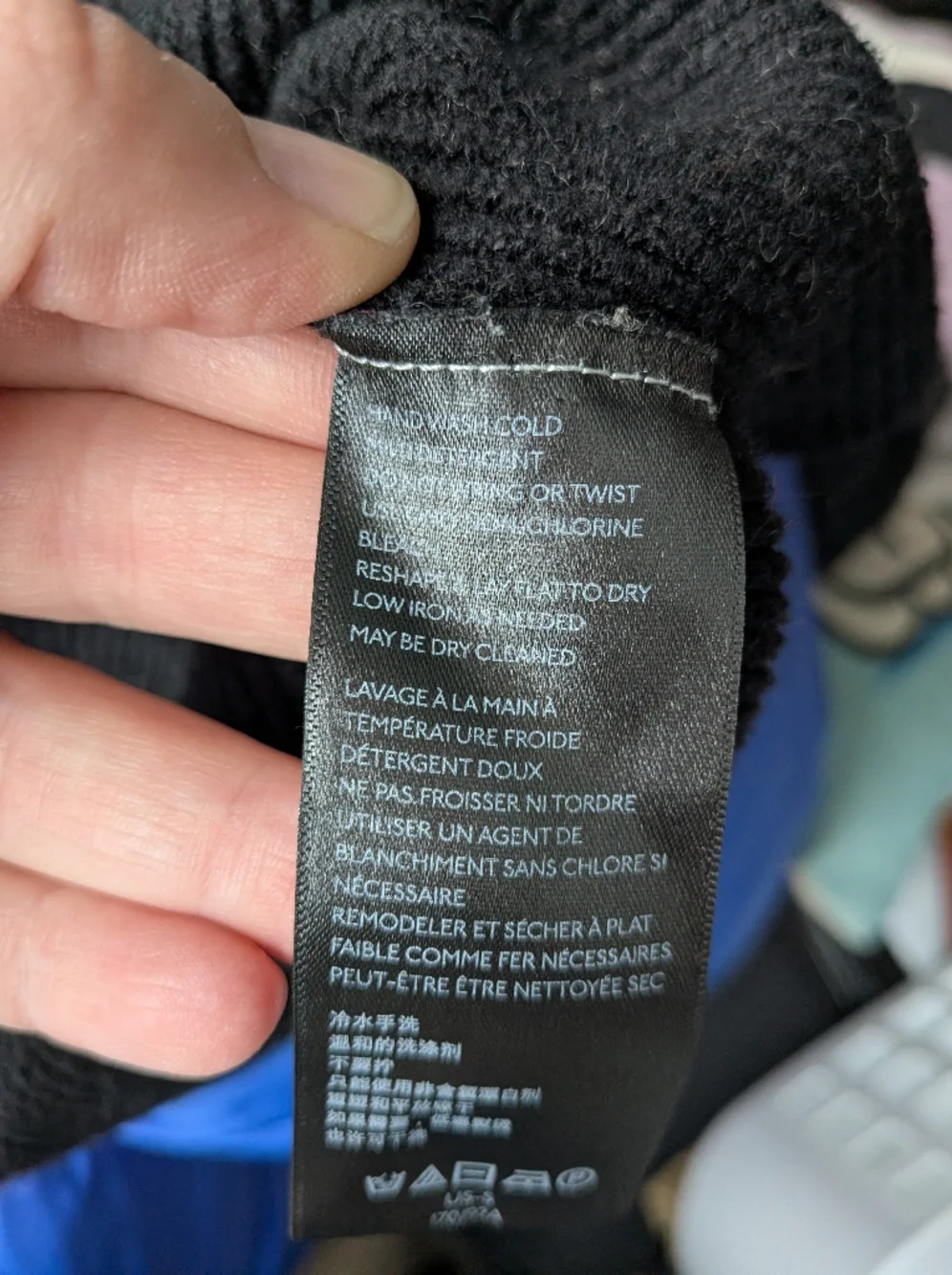 Free People Softly Structured Oversized Tunic Sweater Black Small Ribbed Knit